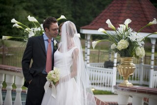 bride & groom on their wedding day